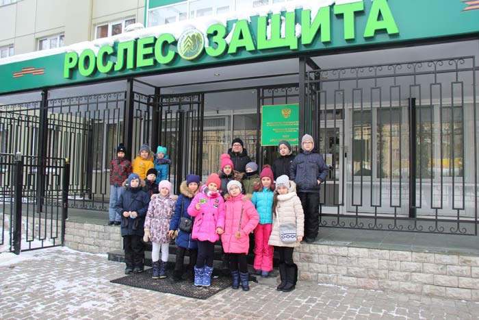 Фото с сайта: forest.ru 28 февраля учащиеся средней школы №6 города Пушкино посетили Российский центр защиты леса.