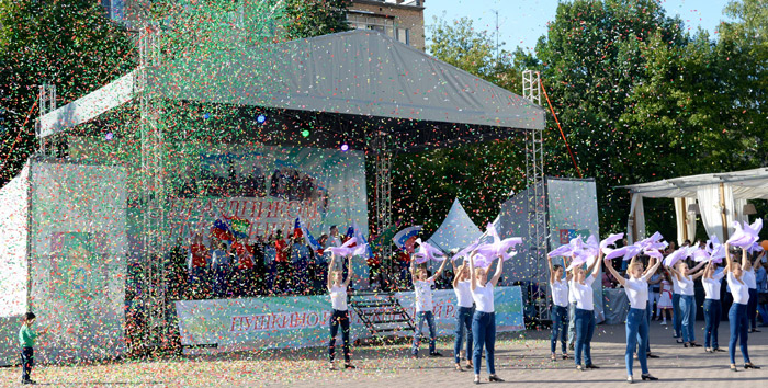 Фото: Николай Ильницкий, Пушкинское информагентство В субботу в Пушкино состоялось праздничные мероприятия посвящённые Дню города.