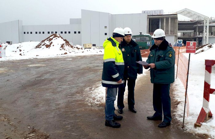 Фото: http://gusn.mosreg.ru Сотрудники Главгосстройнадзора проверили, как строится ТРЦ «Акварель» в Пушкино.