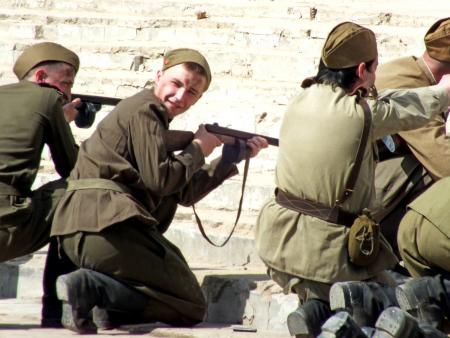 Реконструкция боя «Штурм Рейхстага» Пушкино 9 мая - фото Пушкино