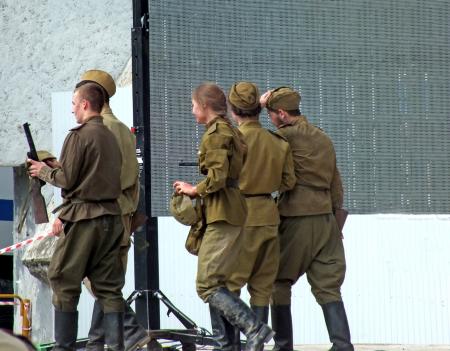 Реконструкция боя «Штурм Рейхстага» Пушкино 9 мая - фото Пушкино