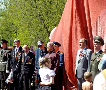 Открытие памятника Пушкино 9 мая 2015 года - Фото Пушкино