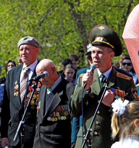 Открытие памятника Пушкино 9 мая 2015 года - Фото Пушкино