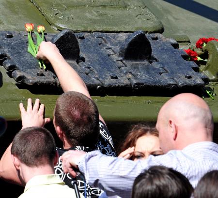 Открытие памятника Пушкино 9 мая 2015 года - Фото Пушкино