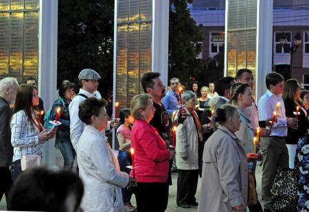 Свеча Памяти Пушкино 2016 год - фото Пушкино