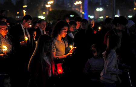 Свеча Памяти Пушкино 2016 год - фото Пушкино