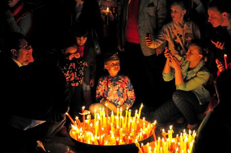 Свеча Памяти Пушкино 2016 год - фото Пушкино