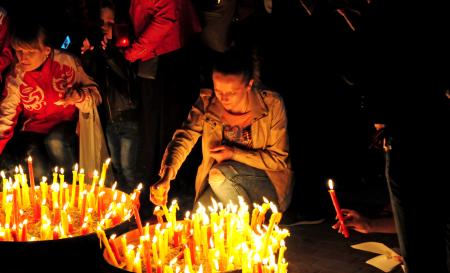 Свеча Памяти Пушкино 2016 год - фото Пушкино