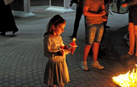 Свеча Памяти Пушкино 2016 год - фото Пушкино