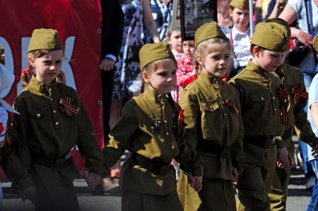Бессмертный полк 9 мая 2016 года - Фото Пушкино