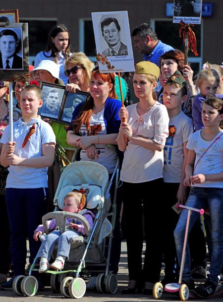 Бессмертный полк 9 мая 2016 года - Фото Пушкино