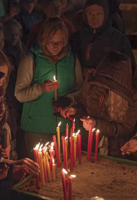 Свеча Памяти Пушкино 2017 - Фото Пушкино