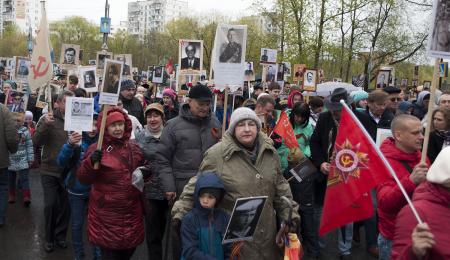Бессмертный полк Пушкино 9 мая 2017 года - Фото Пушкино