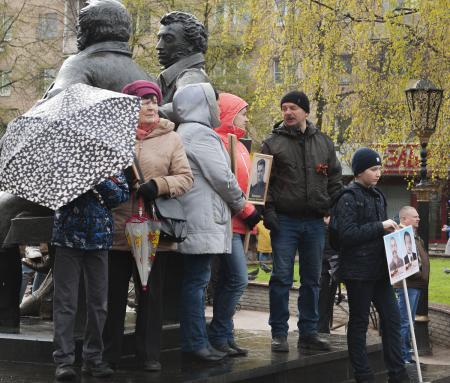 Бессмертный полк Пушкино 9 мая 2017 года - Фото Пушкино